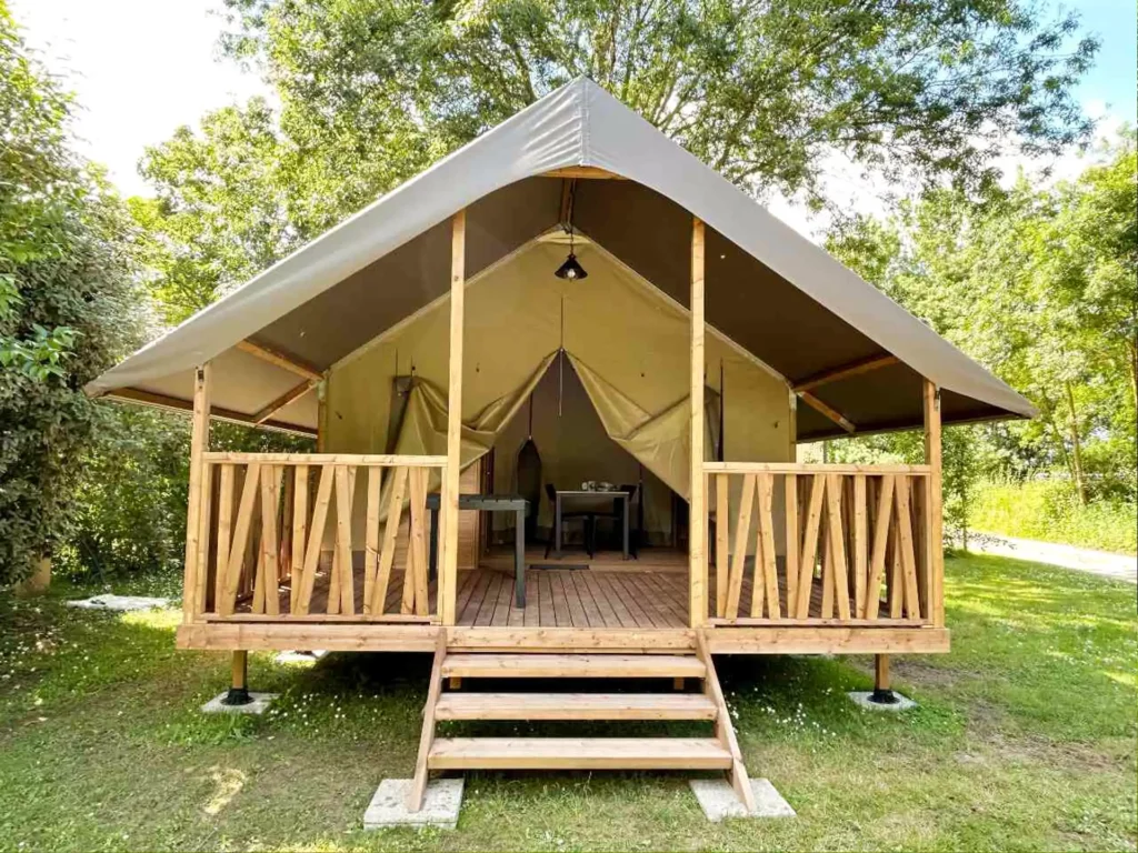 Camping La Vallee des Vignes tente lodge premium