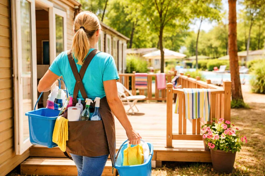 Camping La Vallée des Vignes Femme de ménage